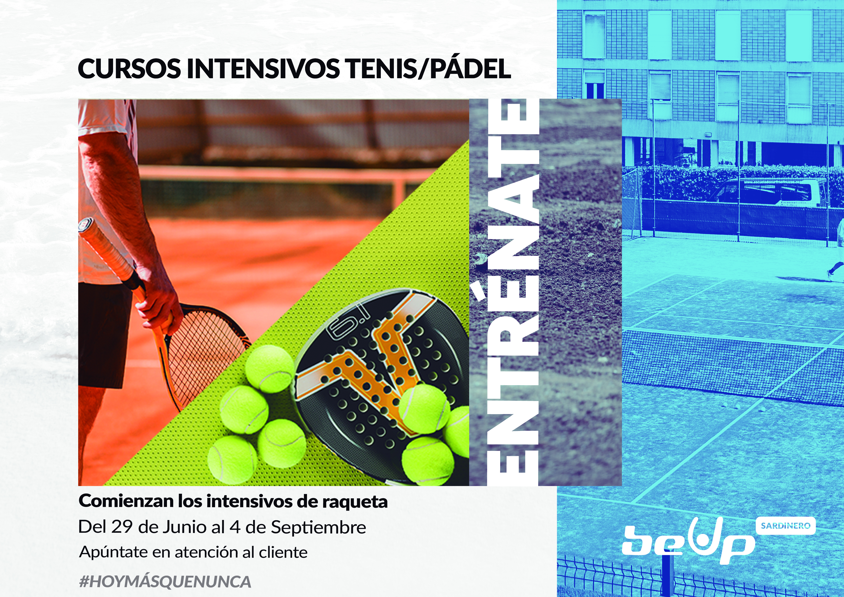 Cursos Intensivos Pádel/Tenis.